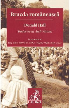 Coperta cărții 'Brazda românească - Donald Hall'