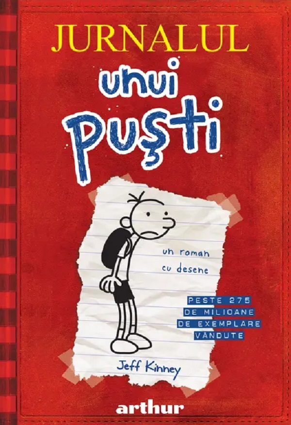 Coperta cărții 'Jurnalul unui puști Vol.1: Jurnalul lui Greg Heffley - Jeff Kinney'