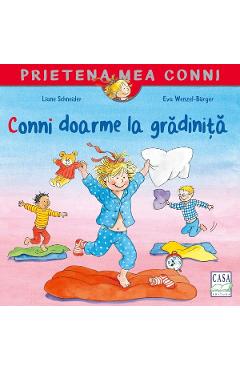 Coperta cărții 'Conni doarme la grădiniță - Liane Schneider'