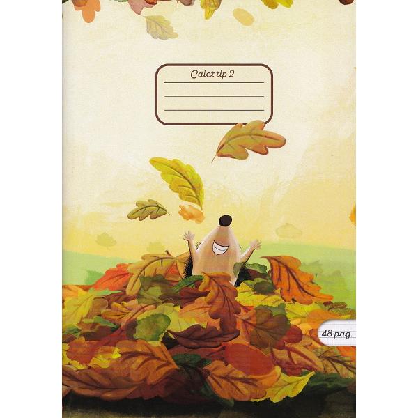 Caiet dictando A5 Tip 2 24 file: Autumn Fun