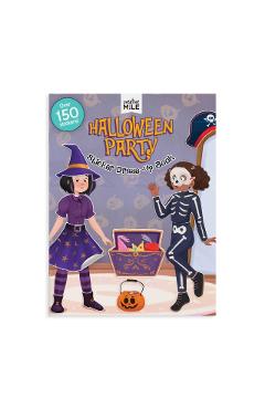 Halloween Party Sticker Dress Up Book -