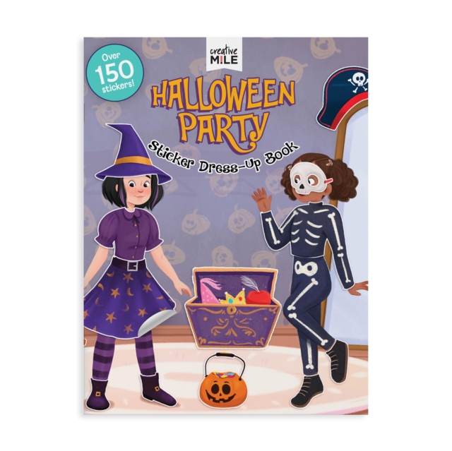 Coperta cărții 'Halloween Party Sticker Dress Up Book -'