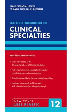 Coperta cărții 'Oxford Handbook of Clinical Specialties - Andrew Baldwin'