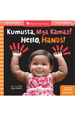 Coperta cărții 'Hello, Hands! (Bilingual Tagalog & English) - Aya Khalil'