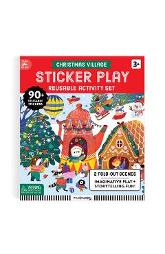 Coperta cărții 'Christmas Village Sticker Play Reusable Activity Kit -'