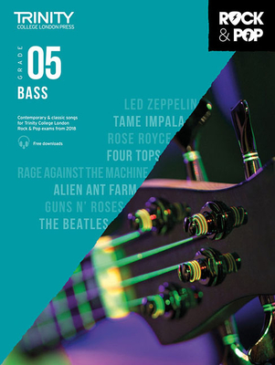 Coperta cărții 'Trinity Rock & Pop 2018 Bass: Grade 5 -'