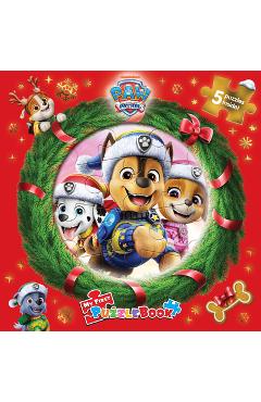 Coperta cărții 'Nick Paw Patrol Christmas My First Puzzle Book -'