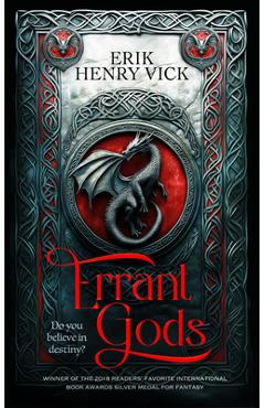 Coperta cărții 'Errant Gods: A Dark Fantasy Novel - Erik Henry Vick'