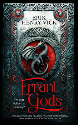 Coperta cărții 'Errant Gods: A Dark Fantasy Novel - Erik Henry Vick'