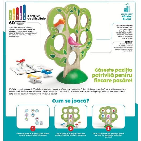 Joc de logica: 5 Little Birds