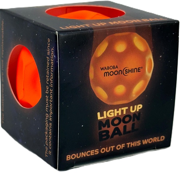 Imaginea produsului 'Minge hiperelastică Light-up. Portocaliu'