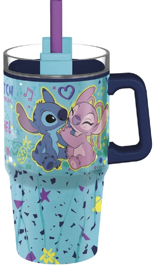 Cana termica. Stitch. Albastru
