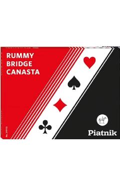 Imaginea produsului 'Set 2 pachete cărți de joc Poker, Canasta, Bridge'