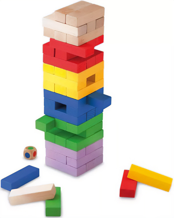 Imaginea produsului 'Joc: Turnul de lemn colorat'