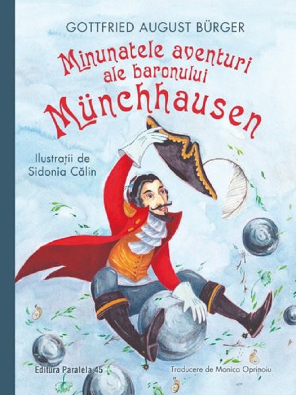 Coperta cărții 'Minunatele aventuri ale baronului Münchhausen - Gottfried August Burger'