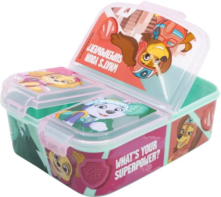 Imaginea produsului 'Cutie alimentară sandwich Patrula Cațelusilor. Girl Superpowers'