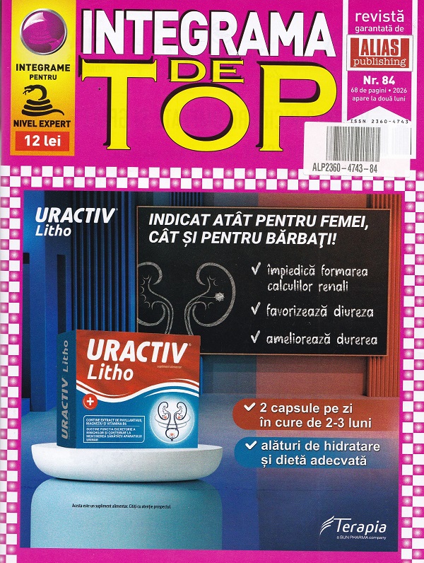 Coperta cărții 'Integrama de top Nr.84 2026'