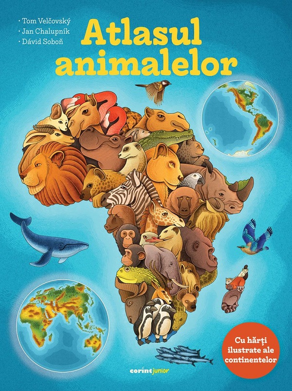 Atlasul animalelor de Tom Velcovsky - Coperta cărții