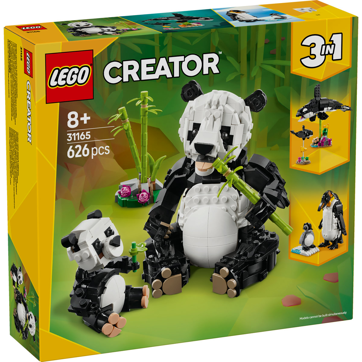 Imaginea produsului 'Lego Creator 3 în 1: Animale sălbatice: familia de urși panda'
