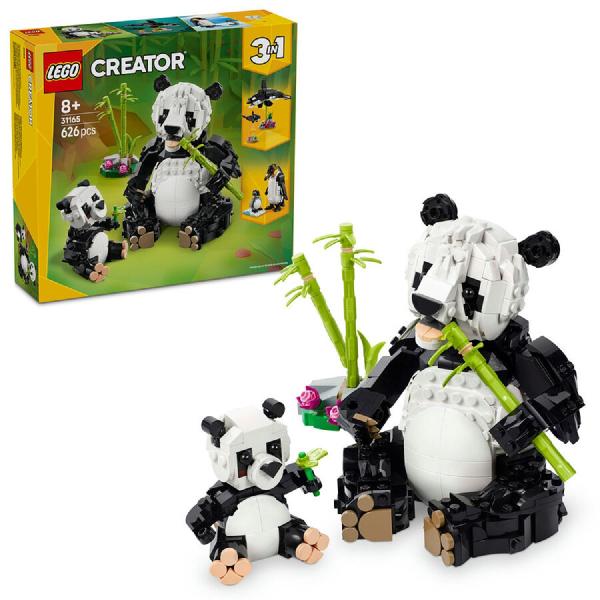 Lego Creator 3 in 1: Animale salbatice: familia de ursi panda