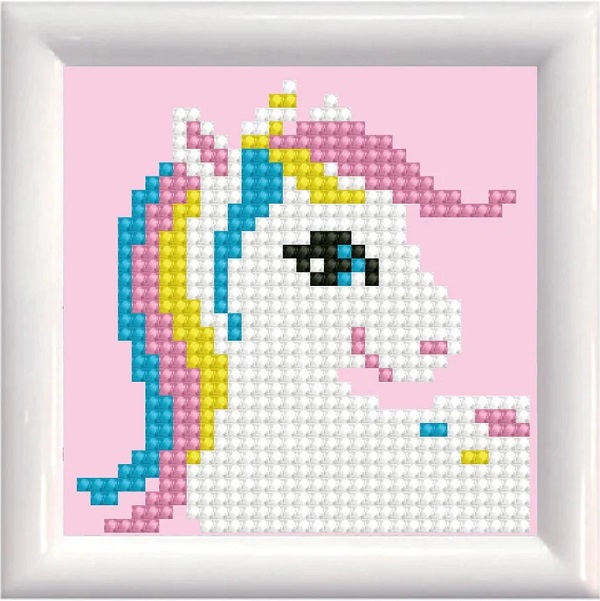 Imaginea produsului 'Set creativ Pretty Uni. Pictură cu diamante. Unicorn'