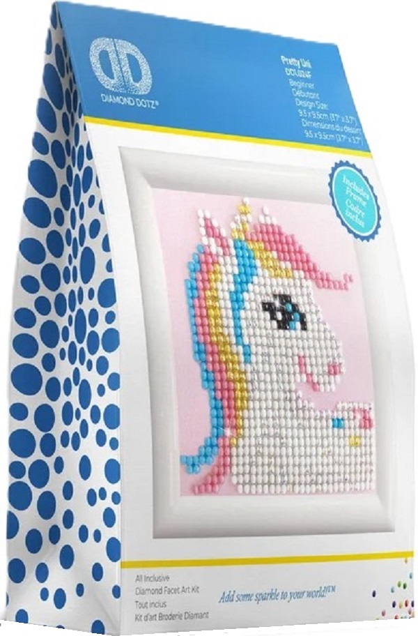 Imaginea produsului 'Set creativ Pretty Uni. Pictură cu diamante. Unicorn'