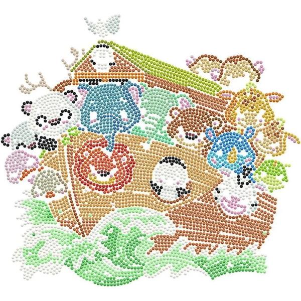 Set creativ pictura cu diamante. Arca lui Noe
