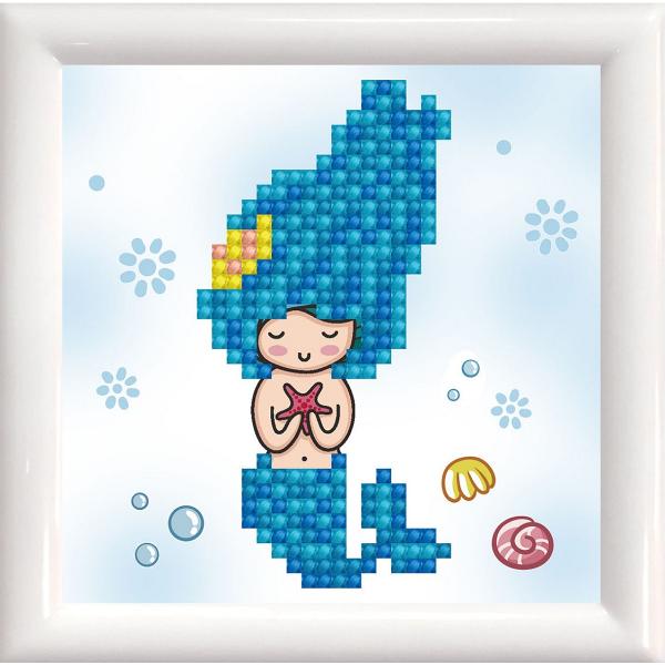 Set creativ Sea Star. Pictura cu diamante. Sirena