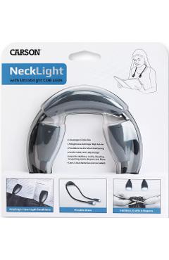 Imaginea produsului 'Lampă LED de gât hands-free cu 2 surse de lumină'