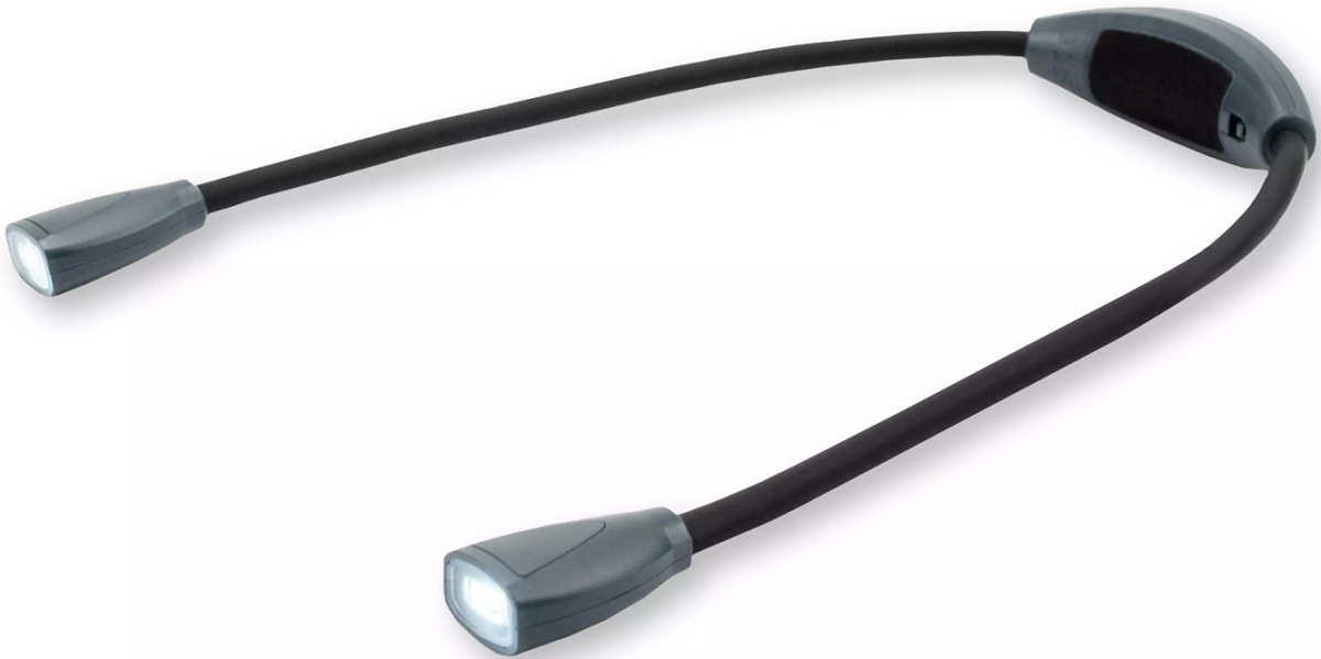 Imaginea produsului 'Lampă LED de gât hands-free cu 2 surse de lumină'