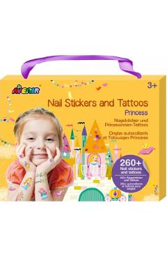 Imaginea produsului 'Stickere pentru unghii și tatuaje. Prințesa'