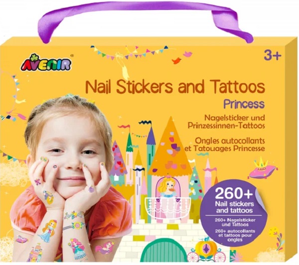 Imaginea produsului 'Stickere pentru unghii și tatuaje. Prințesa'
