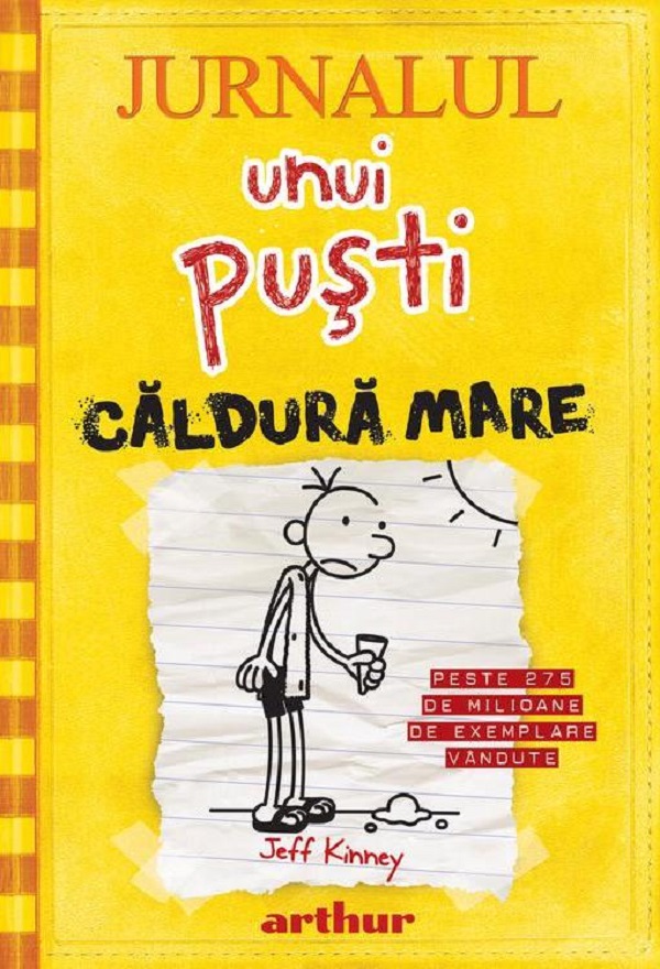 Coperta cărții 'Jurnalul unui puști Vol.4: Căldura mare - Jeff Kinney'
