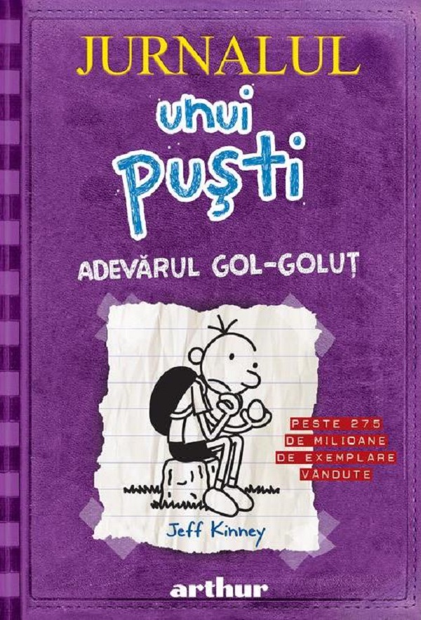 Coperta cărții 'Jurnalul unui puști Vol.5: Adevărul gol-goluț - Jeff Kinney'