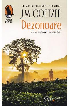 Coperta cărții 'Dezonoare - J.M. Coetzee'
