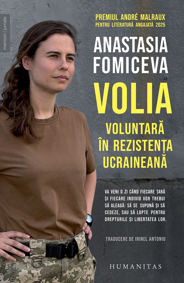 Coperta cărții 'Volia. Voluntară în rezistența ucraineană - Anastasia Fomiceva'