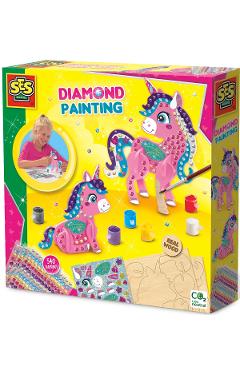 Imaginea produsului 'Set creativ: Pictură cu diamante. Unicord 3D'