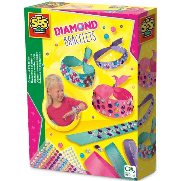 Set creativ: Pictura cu diamante. Bratari