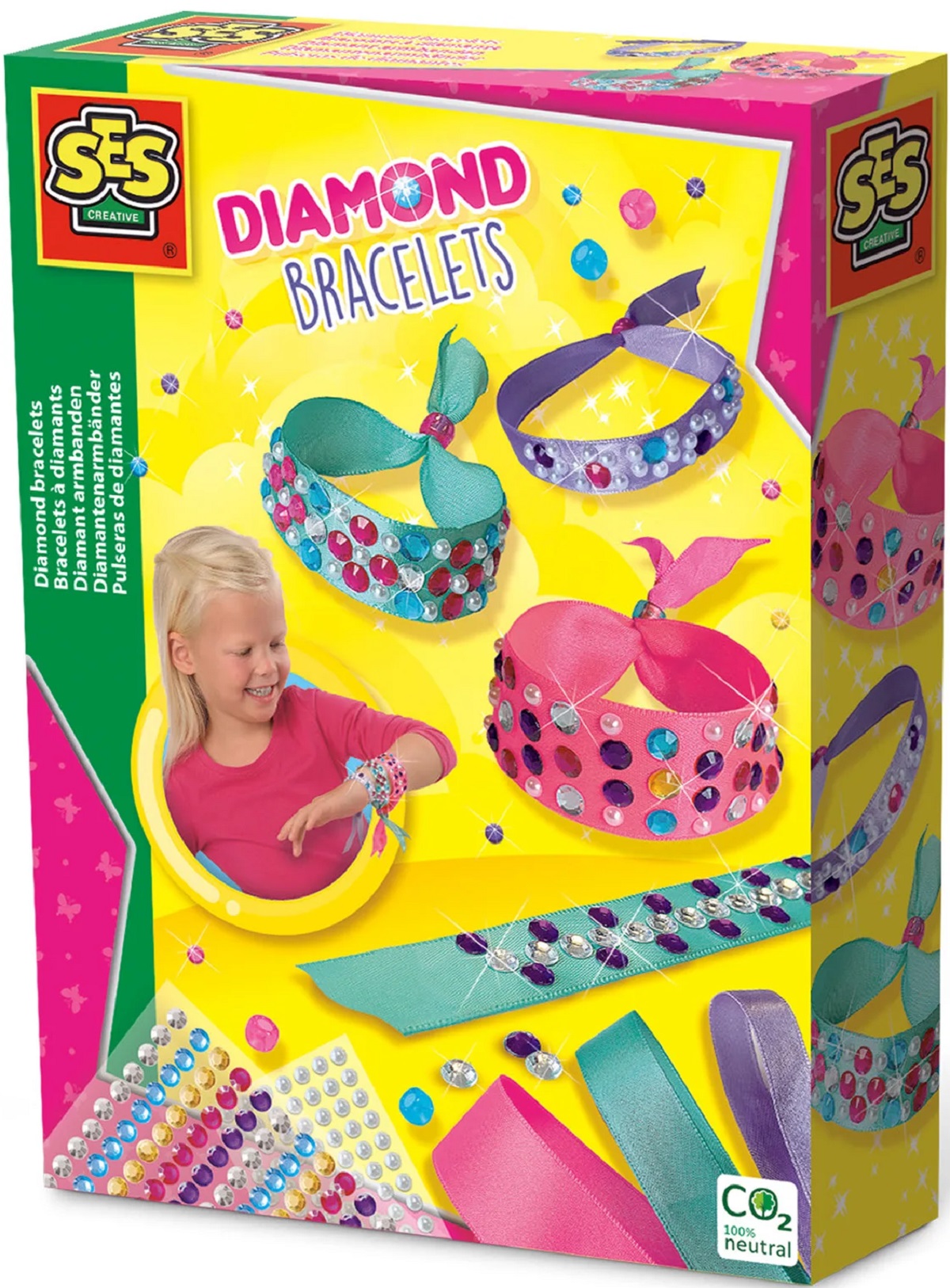 Imaginea produsului 'Set creativ: Pictură cu diamante. Brățări'