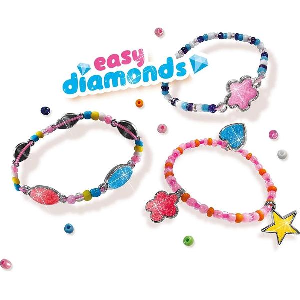 Set creativ: Bratari cu diamante