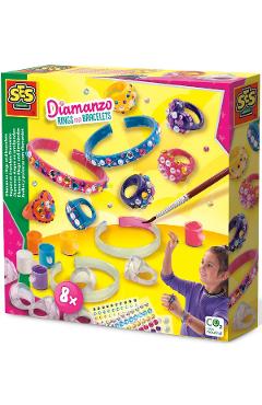 Imaginea produsului 'Set creativ: Inele și brățări cu diamante'