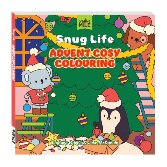 Coperta cărții 'Snug Life Advent Cosy Colouring Book -'