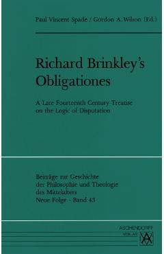 Richard Brinkley's Obligationes - Paul Vincent|wilson Spade