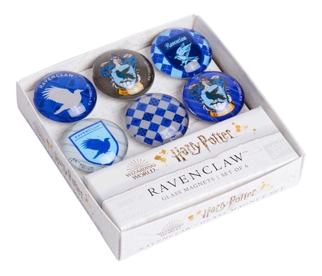 Coperta cărții 'Harry Potter: Ravenclaw Glass Magnet Set (Set of 6) -'