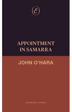 Coperta cărții 'Appointment in Samarra - John O'hara'