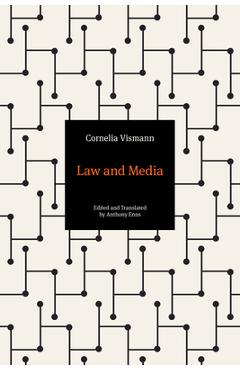 Coperta cărții 'Law and Media - Cornelia Vismann'