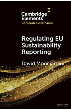 Coperta cărții 'Regulating EU Sustainability Reporting - David Monciardini'
