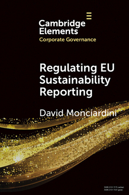Coperta cărții 'Regulating EU Sustainability Reporting - David Monciardini'