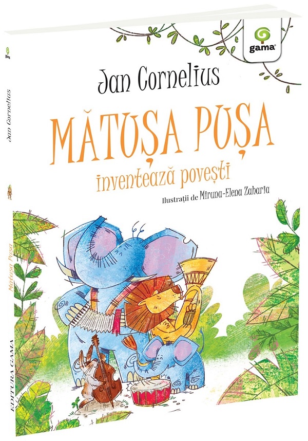 Coperta cărții 'Mătușa Pușa inventează povești - Jan Cornelius'