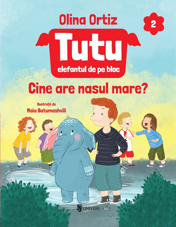 Coperta cărții 'Tutu, elefantul de pe bloc Vol.2: Cine are nasul mare? - Olina Ortiz'